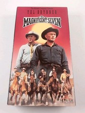 The Magnificent Seven VHS 1960 Yul Brynner, Steve McQueen TESTED