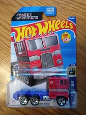 2025 HOT WHEELS OPTIMUS PRIME SCREEN TIME UNOPENED