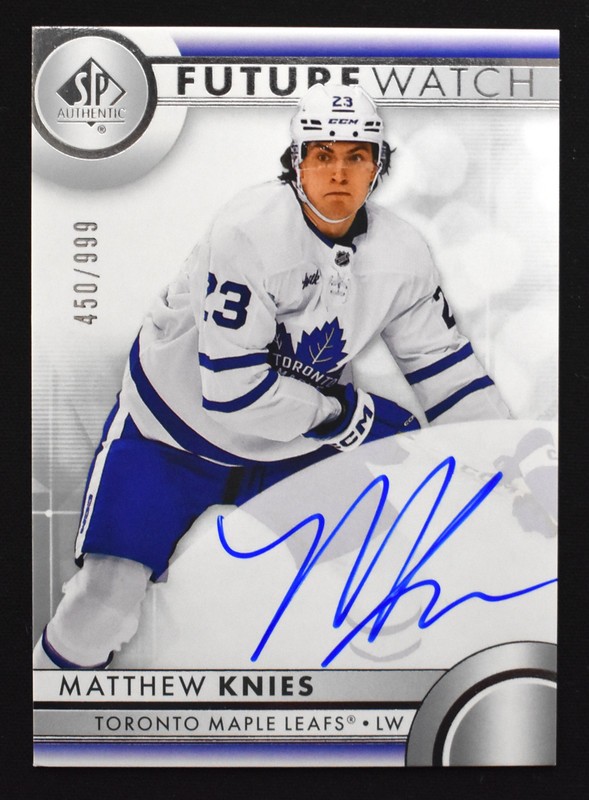 Matthew Knies 2023 SP Authentic #107 Future Watch Auto /999 Price
