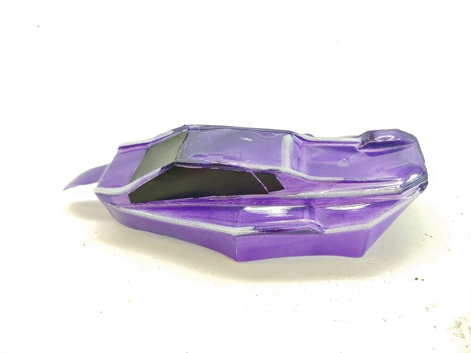 Losi Mini-B Brushed Version 1/16 2wd Buggy Roller Slider Chassis w/ Purple Body - Image 4 of 4