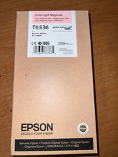 T6536 Genuine Epson Vivid Light Magenta Ink Cartridge EXP. 07/2018 NEW  