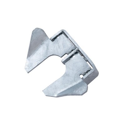 VIVIDA Wall Mount Butterfly Latch 1-3/8'' & 1-5/8'', Silver, 1 Pack