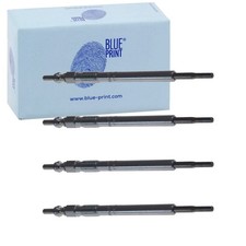 4x BLUE PRINT GLÜHKERZEN ADJ131803 passend für 4-ZYLINDER JAGUAR S-TYPE XF XJ