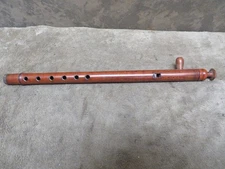 Vintage Folk Instrument Tribal Flute Musical Bamboo Wooden