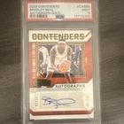 Panini Contenders Bradley Beal Gold /10 Auto CA-BBS Phoenix Suns PSA 9
