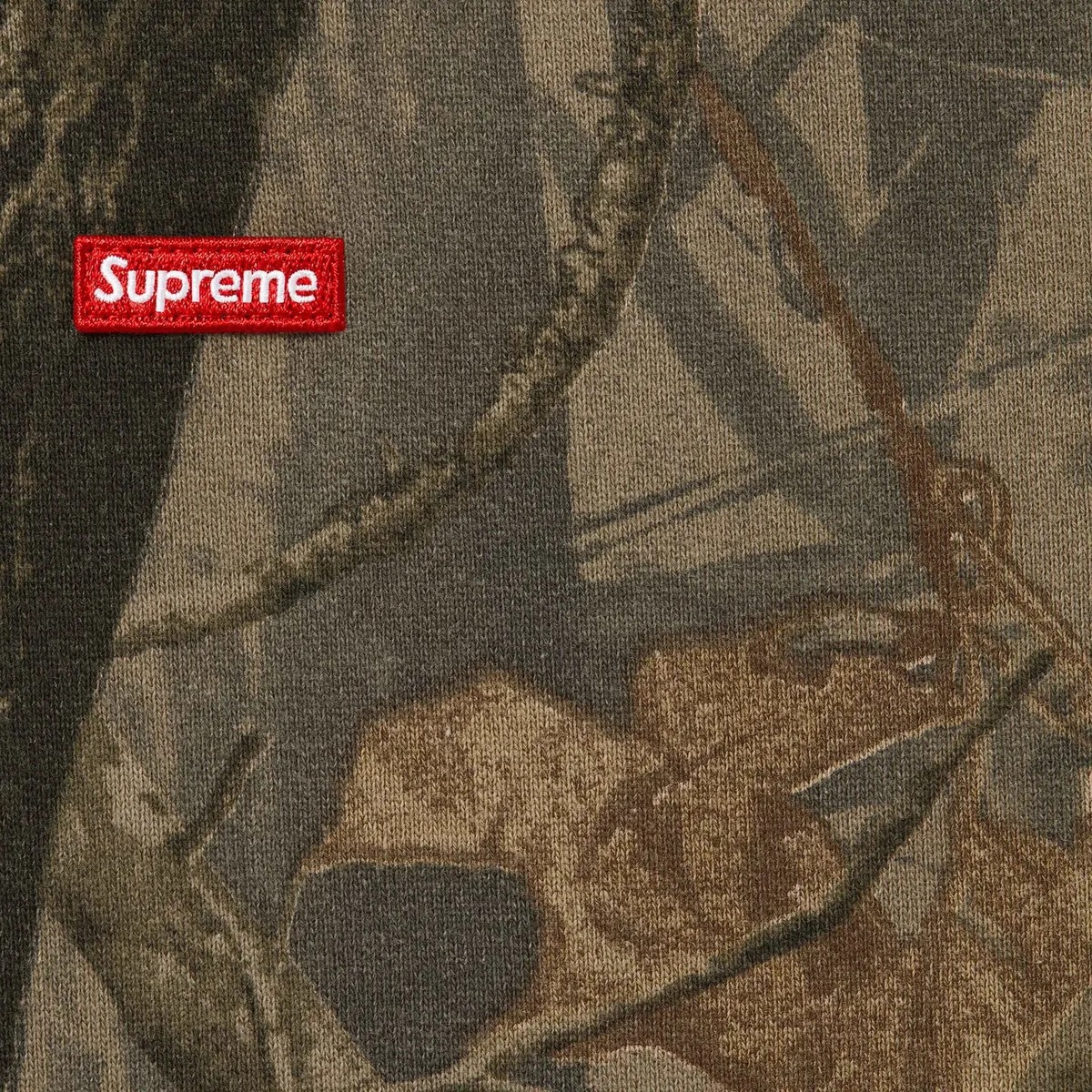 Supreme Small Box Drawcord Hooded Sweatshirt (26SS) Realtree