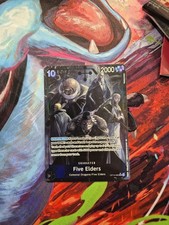 Five Elders (Alternate Art) Foil SR Carrying On His Will OP13-082 NM