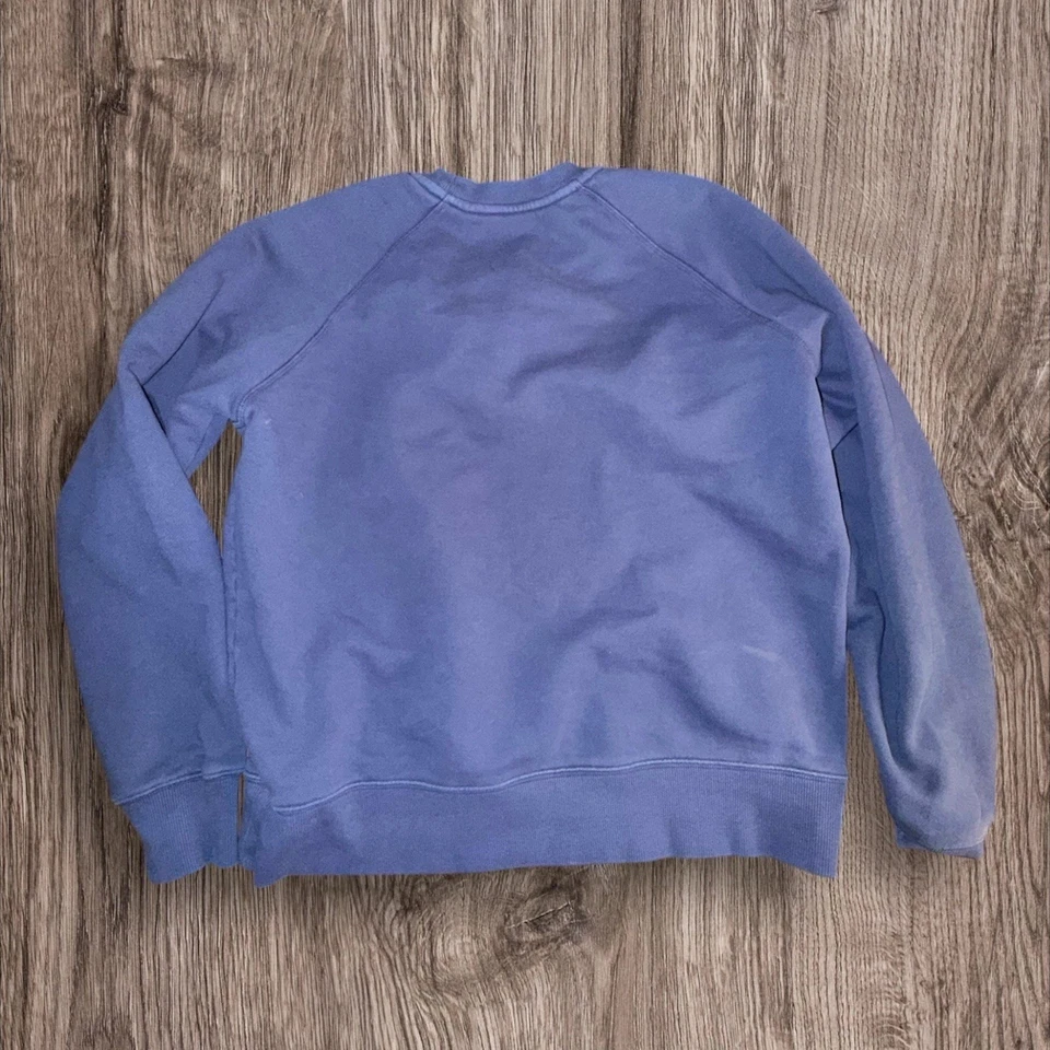 Sudadera para mujer Vineyard Vines cuello redondo pequeña azul con logotipo pulóver Foto 2 de 4