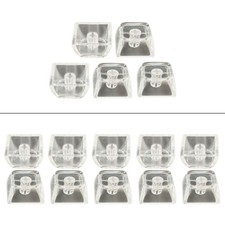 5/10Pieces Clear Backlit Keycaps 1U Size XDA Height For Mechanical Keyboards