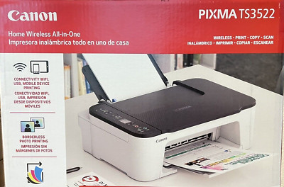 New Canon PIXMA TS3520 (3722) All in One Printer-Wireless-Print-Red Box For Gift