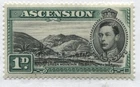 Ascension KGVI 1938 1d mint o.g. hinged