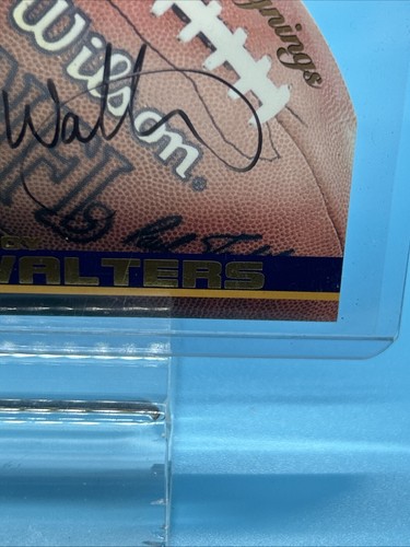 2000 Pacific Private Stock Signings Troy Walters #20 NM-MT AUTO Die Cut RC - Picture 6 of 22