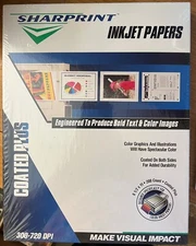Sharprint Inkjet Papers Coated Plus  300 -  720 DPI 8 1/2 X 11 Count 200