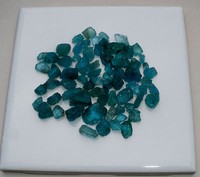 Blue Apatite Crystal Rough Gem Mix Parcel Over 100 Carats Blue Apatite Crystal Rough Gem Mix Parcel Over 100 Carats
