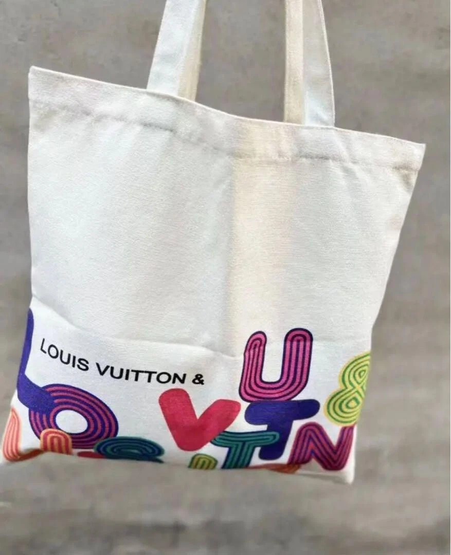 Louis Vuitton Novelty Canvas Eco bag Tote bag Shinsen exhibition