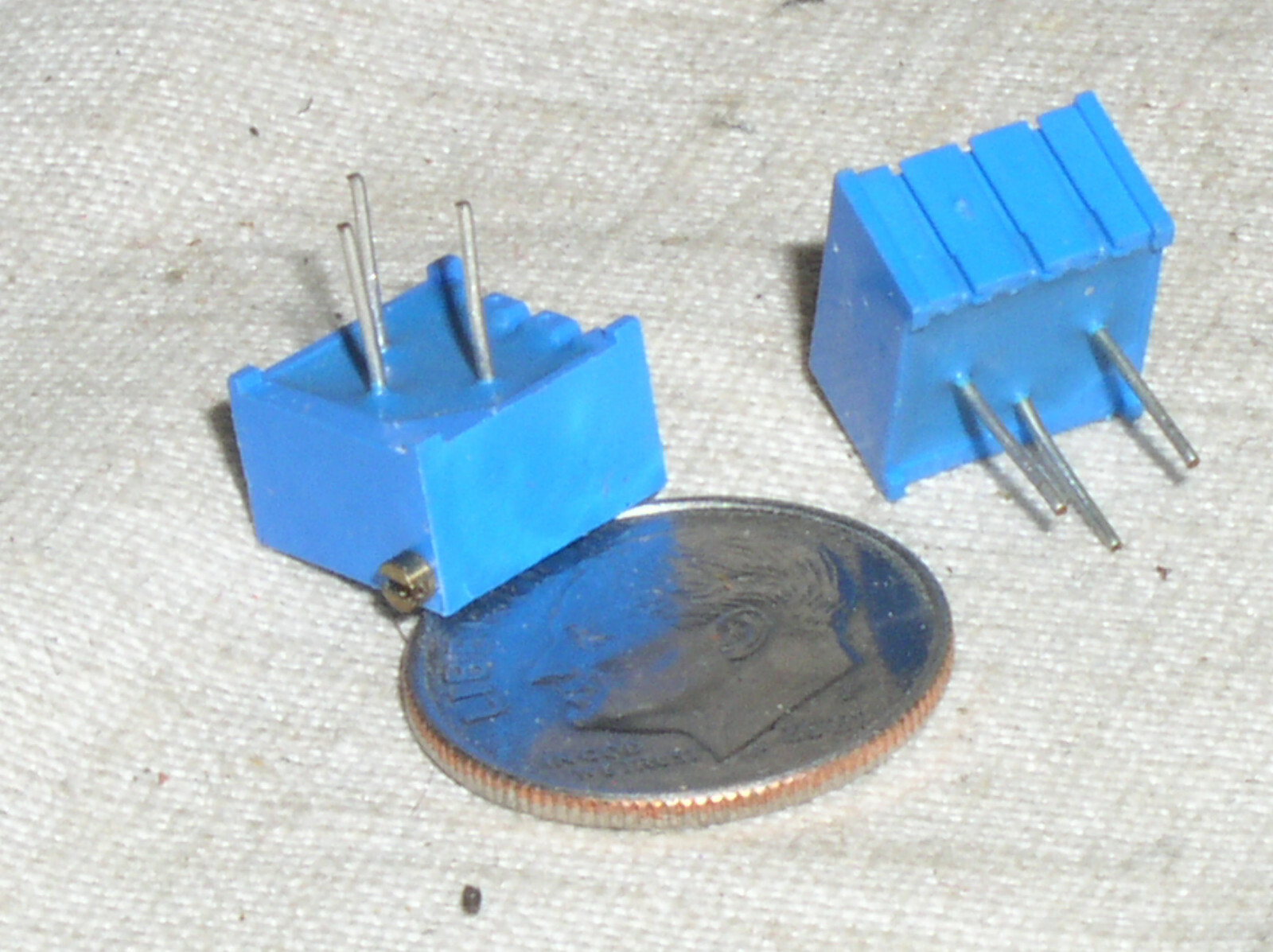 2 BOURNS 3299P-1-502 5K OHM 3/8" 25T POT SEALED TRIMPOT TRIMMER POTENTIOMETER