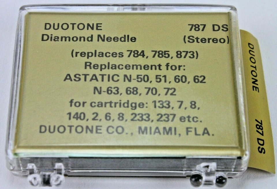 NOS Duotone 787DS Stylus Needle Astatic N50 N51 N60 N62 Cartridge 133 233 237 - Image 3 of 3