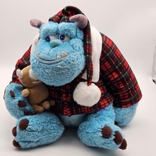 Camisa de pijama a cuadros de felpa Holiday Morning Sully de la tienda Disney Santa Monsters Inc