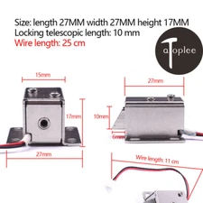 Electronic Latch Lock Catch Door Gate 12V Electric Release Assembly Solenoid