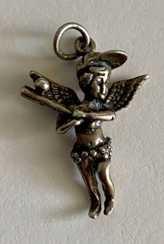 Vintage PAX Sterling Silver 3D Detailed Cherub Ang
