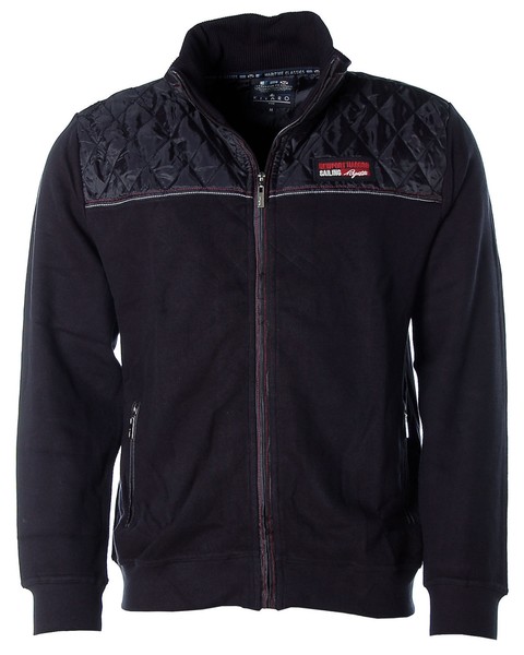 Kitaro Herren Strickjacke Jacke -Newport Harbor Sailing Regatta- Navy M X5086-image