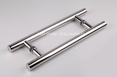 #ad Door Hardware Polished Chrome Pull Handles Bar Pulls Entry Entrance Storefront $119.00