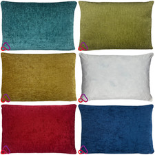 Cuscino rettangolare Elite ciniglia con inserto rimovibile divano letto sedia schienale