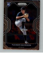 2021 Panini Prizm Tucker Davidson 52  RC  Atlanta Braves