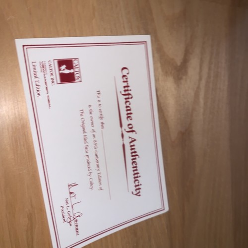 The Original Teddy Bear 85th Anniversary Edition Caltoy. With Certificate - Picture 5 of 9