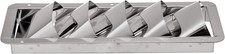 1488-5 Corrosion-Resistant Stainless Steel Marine Louvered Vent, Silver, One Siz