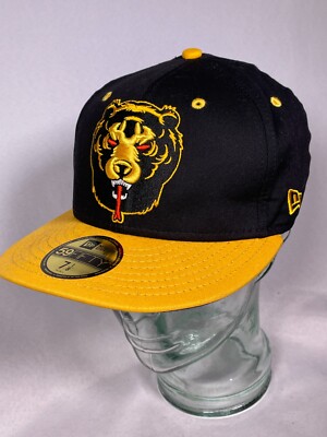 MISHKA Death Adder Bear New Era Black Gold Hat Men's 7 1/8 NWT
