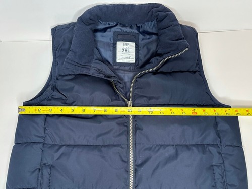 Boys Puffer Vest Size Youth XXL Navy Lightweight Cold Control Gap Kids - Picture 5 of 13