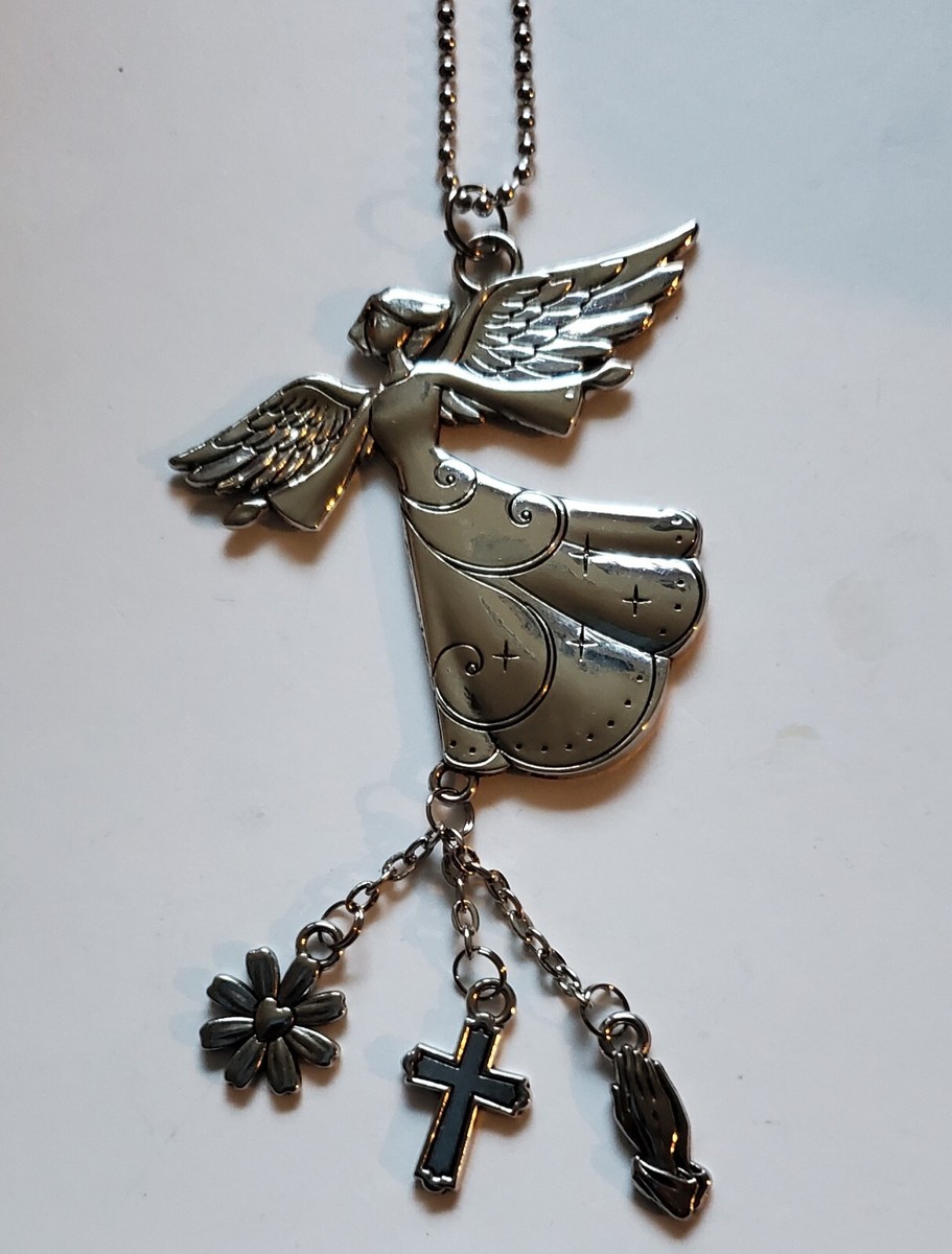 GANZ CAR CHARM WITH CHAIN FOR REAR-VIEW MIRROR GUARDIAN ANGEL
