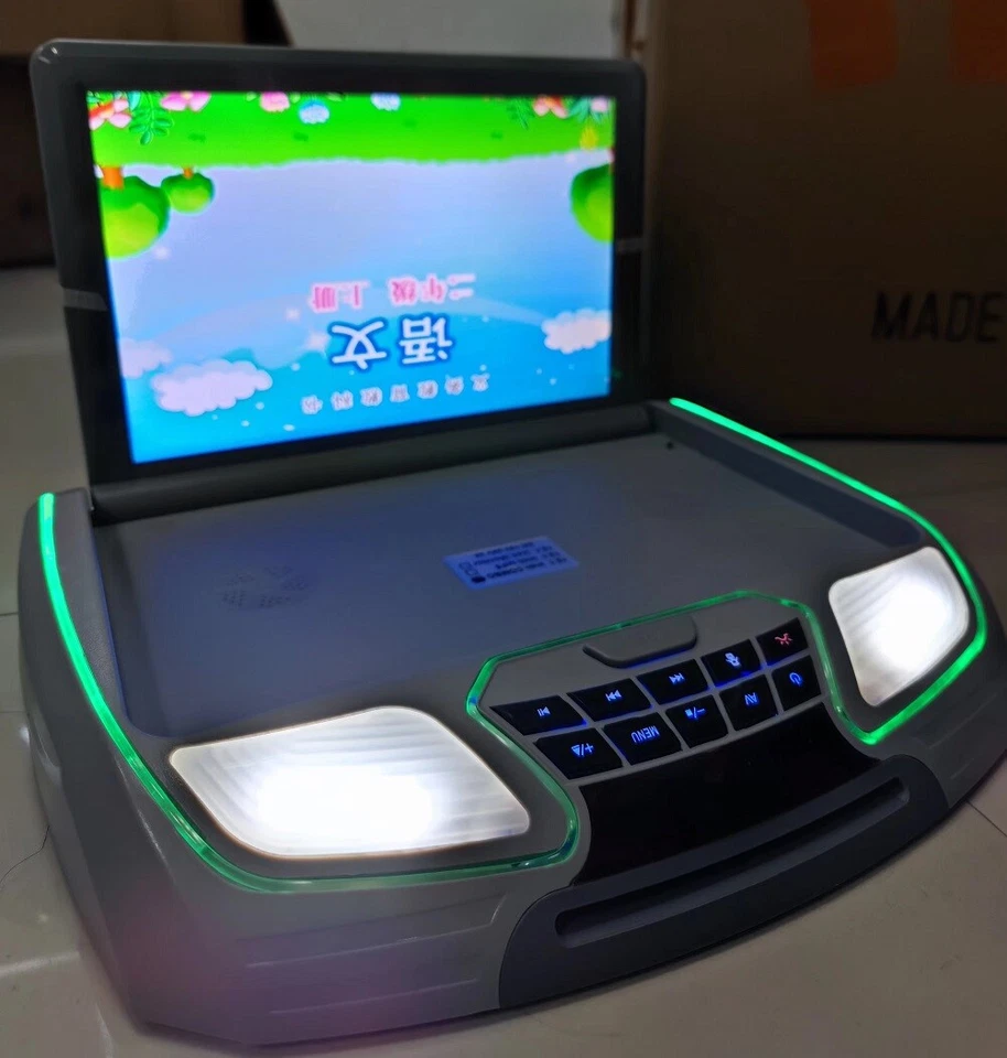 12.1" 1080P Car Ceiling Overhead Flip Down Monitor Screen DVD Video Player Gray - Image 3 of 4