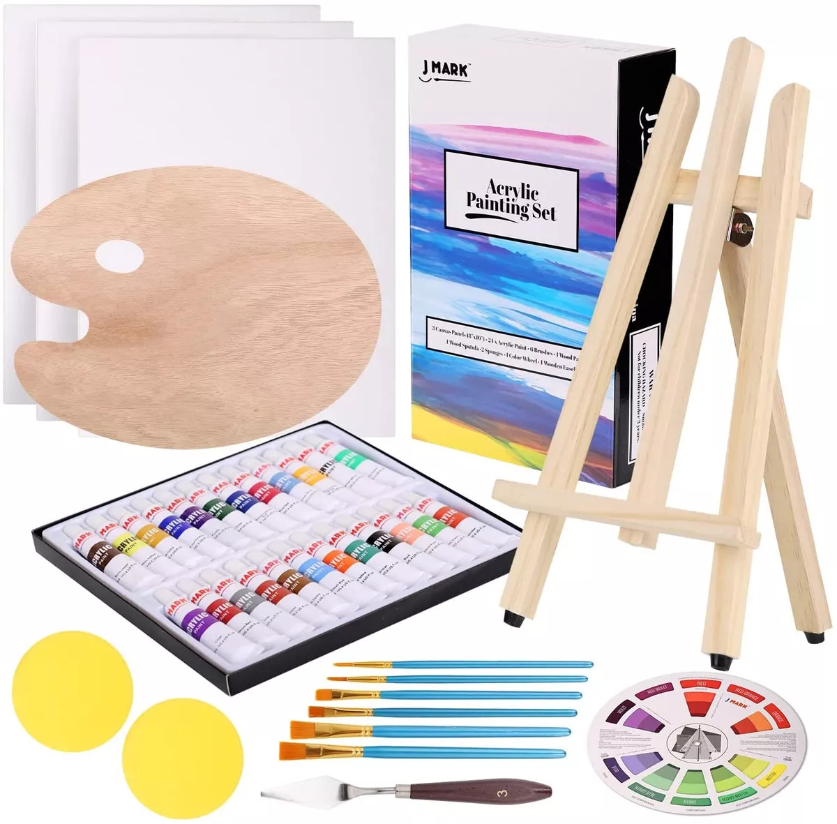 J Mark j mark kids painting kit - piece acrylic painting supplies