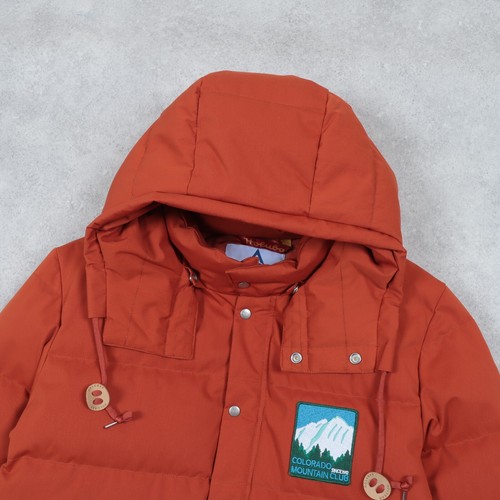 HOLUBAR Colorado Men's Down Jacket In Orange Size L - Picture 8 of 21