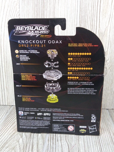 Beyblade Burst Pro Series Knockout Odax Spinning Top Starter Pack - Foto 2 di 3