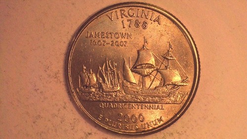 2000 P Virginia State Quarter Double Die Obverse - Collectable Errors - Picture 4 of 14