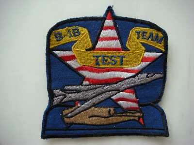 US AIR FORCE B -1 B LANCER TEST TEAM PATCH