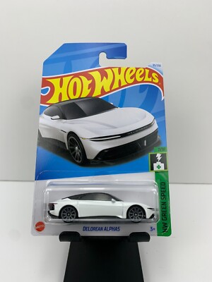 Hot Wheels 2024 Mainline D Case HW Green Speed Delorean Alpha5 85