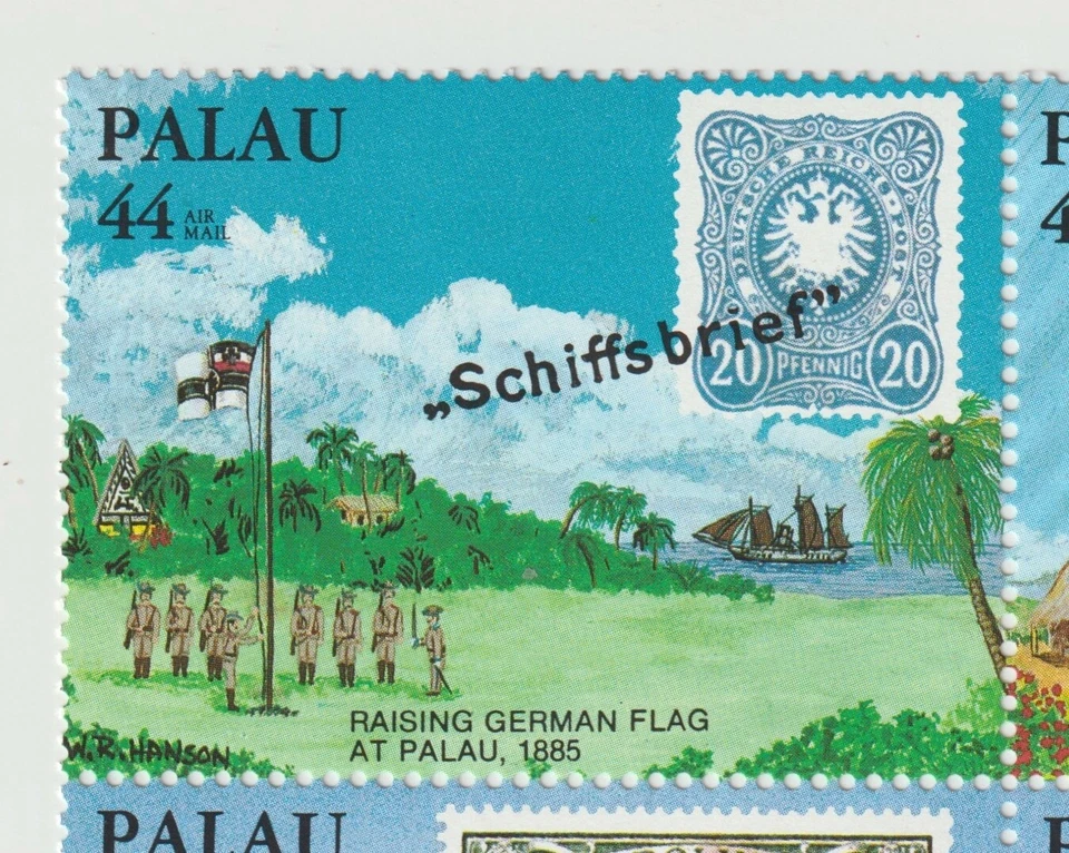 Palau 1985 #C9a Palau-Germany Political, Economic & Cultural Exchange Cent - MNH - Image 2 of 4