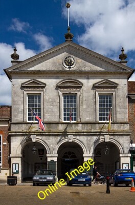 Photo 6x4 Some aspects of Blandford's architecture: Town Hall and Corn Ex c2014