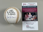 Ian Kinsler Signed Official Gold Glove Baseball JSA COA Tigers Angels Rangers