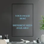 Custom Poster Print Personalized Photo Wall Art Your Own Image Design Many Sizes