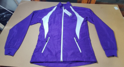 Bjorn Daehlie Womens Purple Running Track Jacket Size S Full Zip Functional