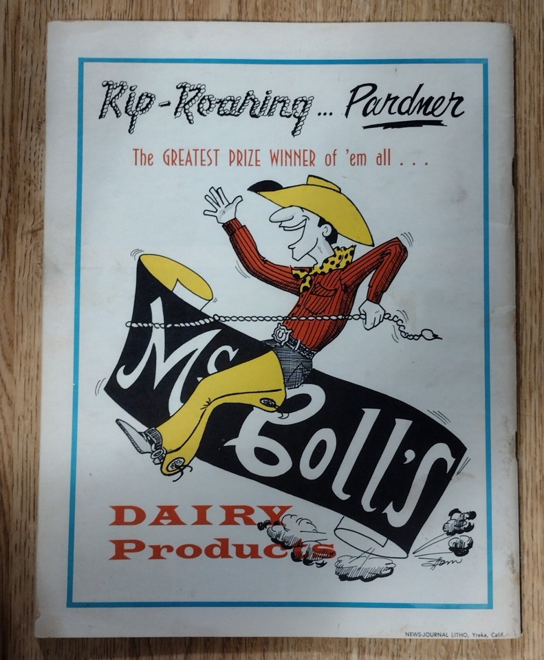 1963 Shasta County Rodeo Souvenir Program | eBay