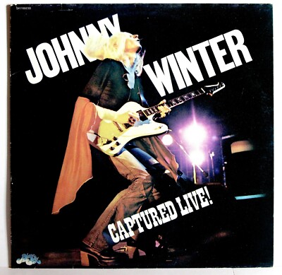 JOHNNY WINTER ''Captured Live!''  Vinyl  LP (1976)  [SEHR GUT]   cleaned