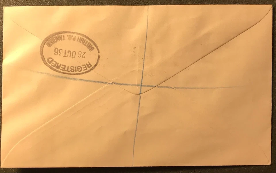 1936 Registered Tangier Morocco First Day Cover FDC to Strand London England - Image 2 of 2