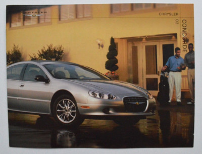 CHRYSLER Concorde 2003 dealer brochure - French - Canada