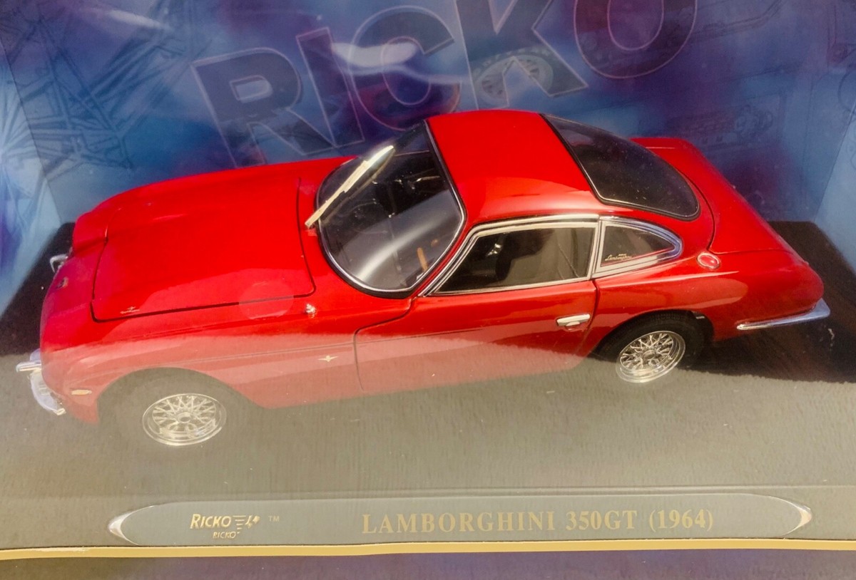 1964 Lamborghini 350GT, By Ricko, 1/18 Scale, Red, Very Rare